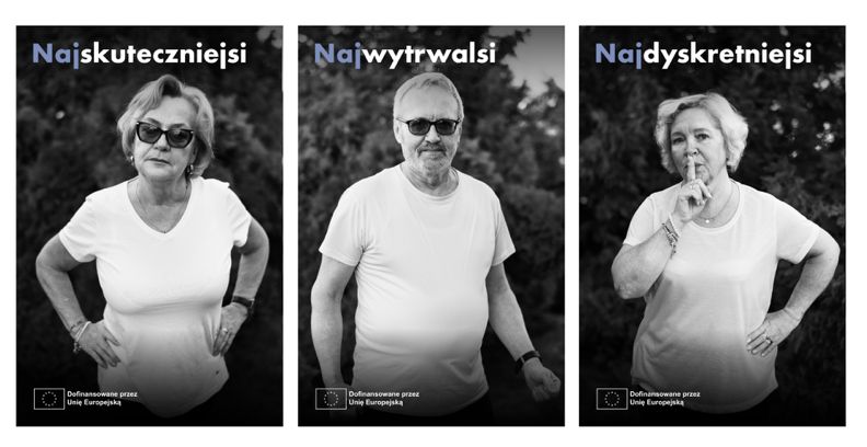 Social campaign materials highlighting the 3RazyNaj initiative