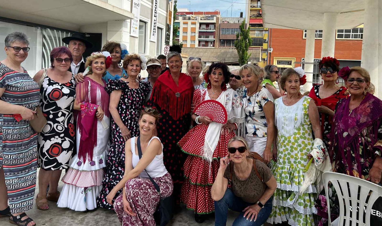 Senior participants during transnational mobility activities in Alicante